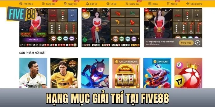 Không gian giải trí tại Five88 có gì? 